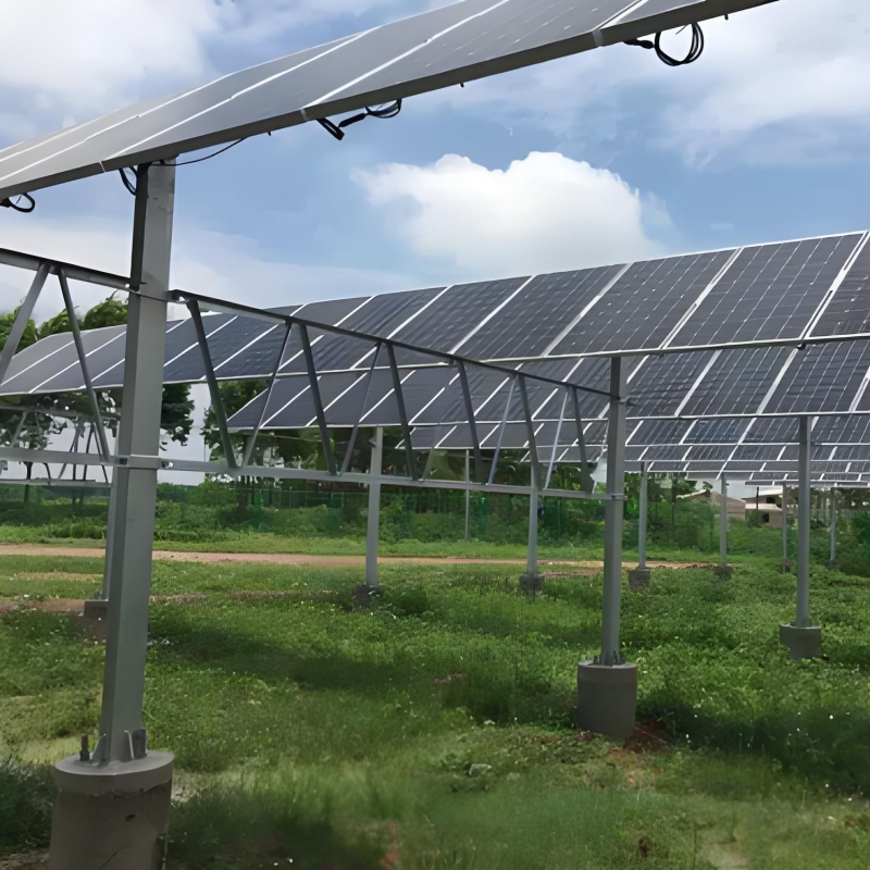 Customizable Ground Solar Mounting Brackets for Framed or Frameless Panels High Corrosion Resistance Simplified Process