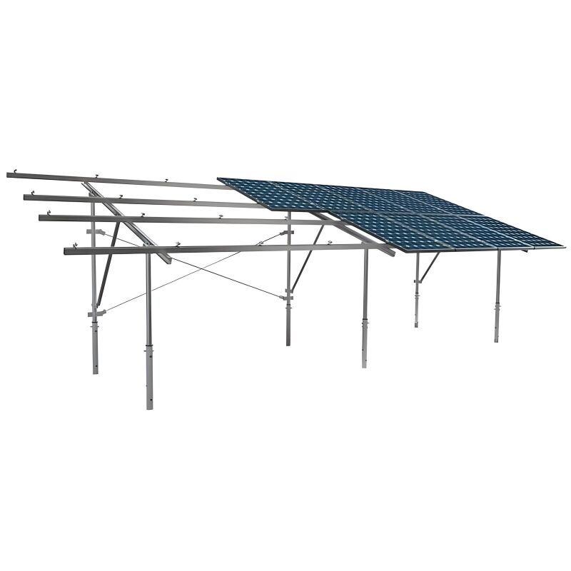 सौर पैनल माउंटिंग ब्रैकेट पूर्व-संयोजित डिज़ाइन जो स्थापना के समय को बचाता है और सौर पैनलों के लिए मजबूत समर्थन प्रदान करता है